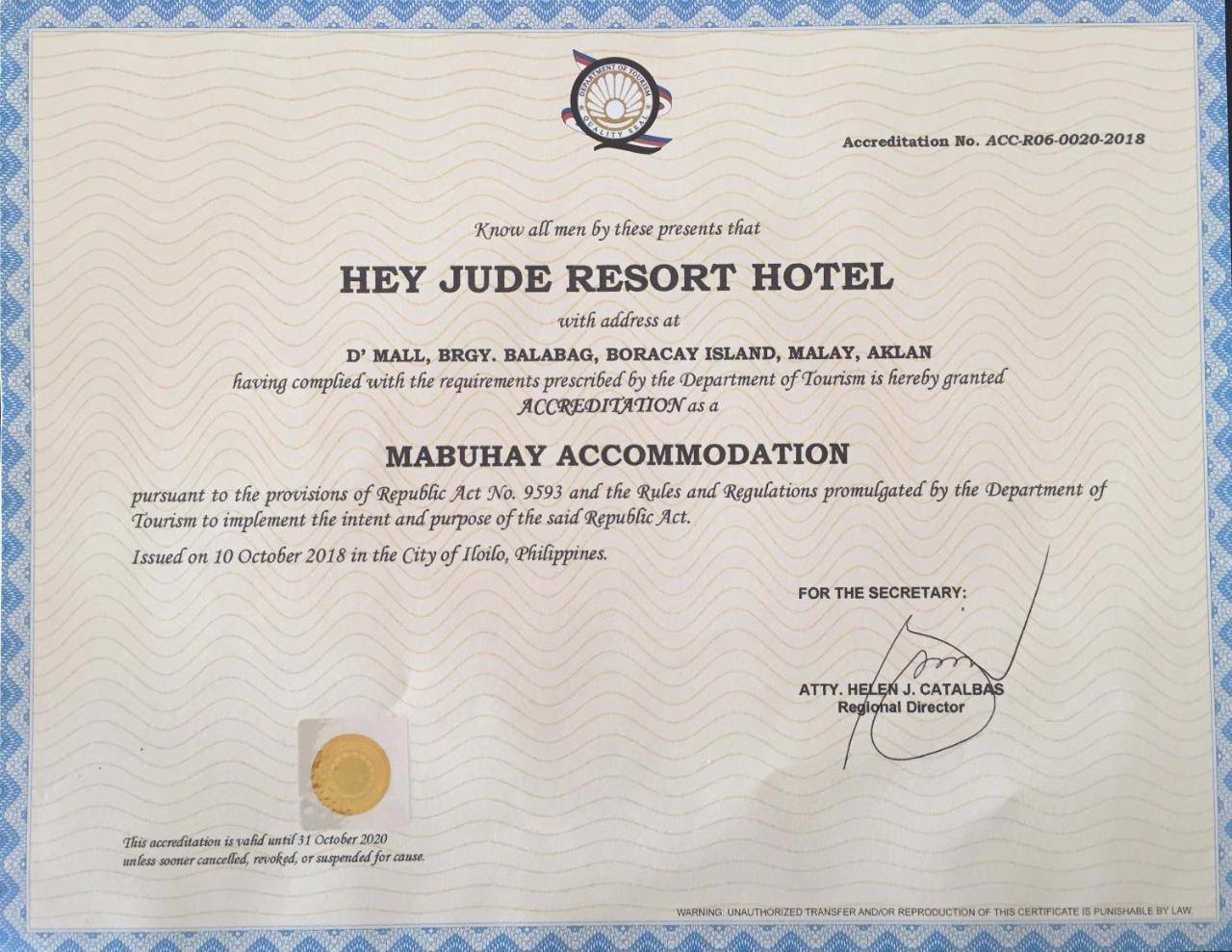 Hey Jude Resort Hotel Balabag  Luaran gambar
